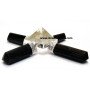 Black Tourmaline Pencil Energy Generator with Crystal Pyramid