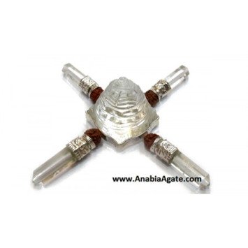 Crystal Quartz Shree Yantra Energy Generator - Enhance Spiritual Energy Flow