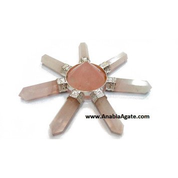 Rose Quartz Energy Generator - Crystal Healing Tool
