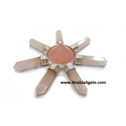 Rose Quartz Energy Generator - Crystal Healing Tool