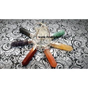 Seven Chakra Pencil Energy Generator with Spinning Merkaba | Energy Healing Tool