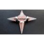 Rose Quartz 4 Cone Energy Generator with Conical Pyramid