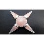 Rose Quartz 4 Cone Energy Generator with Conical Pyramid