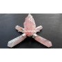 Rose Quartz Pencil Energy Generator with Raw Rose Quartz Center (1 Lot)