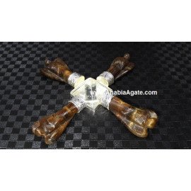 Tiger Eye Angel Energy Generator - Enhance Your Space with Positive Energy
