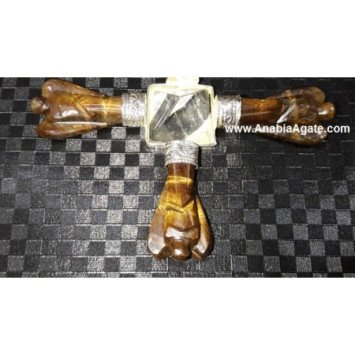 Tiger Eye Angel Energy Generator - Enhance Your Space with Positive Energy