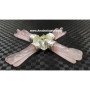 Rose Quartz Angel Energy Generator with Crystal Quartz Pyramid in Center
