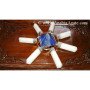 White Agate Pencil Energy Generator with Lapis Lazuli Pyramid