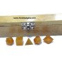 Yellow Aventurine 5 Pcs Sacred Geometry Set with Wooden Box
