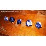 Sodalite 5-Piece Sacred Geometry Set for Spiritual Harmony and Energy Healing