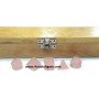 Rose Quartz 5 Pcs Sacred Geometry Set with Wooden Box - Healing Crystals