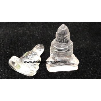 Crystal Clear Quartz Small Buddha Figurine - Mindful Home Decor