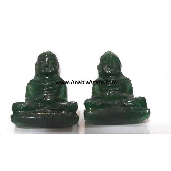 Mica Gemstone Small Buddha Idol - Handcrafted Spiritual Décor