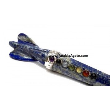 Lapis Lazuli Chakra Angel Healing Wand - Balancing Energy and Harmony