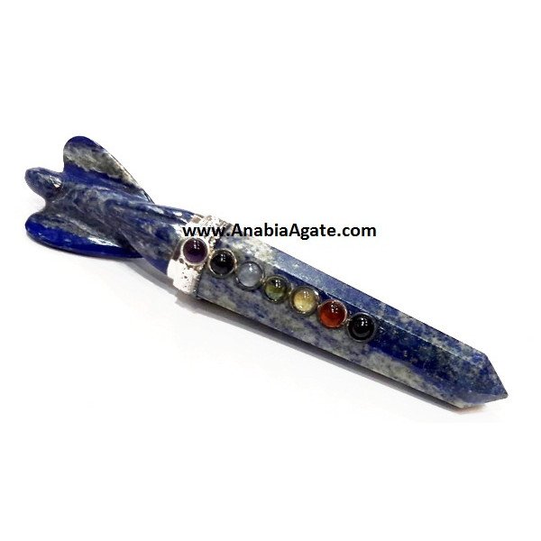 Lapis Lazuli Chakra Angel Healing Wand - Balancing Energy and Harmony