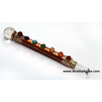 7 Chakra Metal Healing Stick - Balance and Harmonize Your Chakras