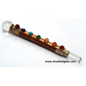 7 Chakra Metal Healing Stick - Balance and Harmonize Your Chakras