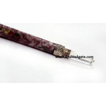 Lepidolite Chakra Healing Stick - Balance and Harmonize Your Energy Centers
