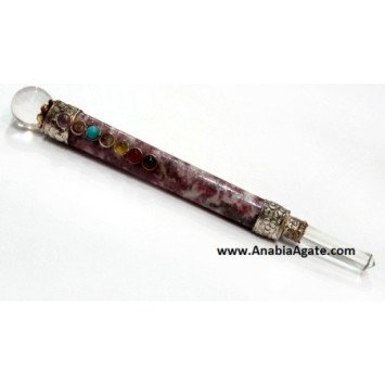 Lepidolite Chakra Healing Stick - Balance and Harmonize Your Energy Centers