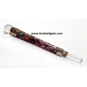 Lepidolite Chakra Healing Stick - Balance and Harmonize Your Energy Centers
