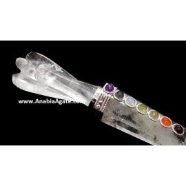 Crystal Quartz Chakra Angel Healing Wand - Enhance Your Spiritual Journey