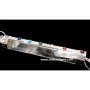 Crystal Quartz Chakra Healing Stick with 2 Spinning Merkaba and Pencil Point