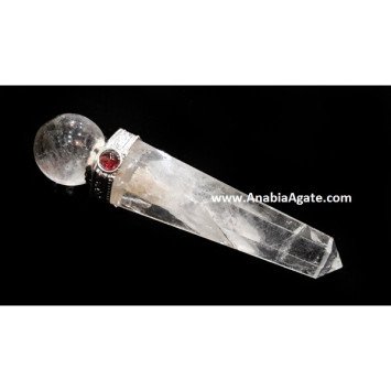Crystal Quartz Obelisk Healing Wand - Enhance Energy Flow and Healing