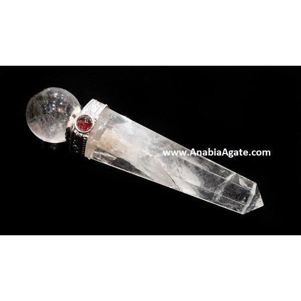 Crystal Quartz Obelisk Healing Wand - Enhance Energy Flow and Healing