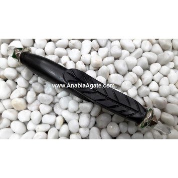 Rosewood Leaf Healing Stick with Crystal Ball and Pencil | Energy Healing Tools