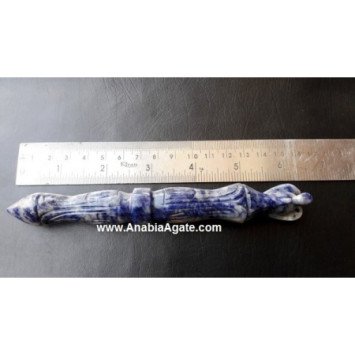Sodalite Carved Angel Wand - Healing Crystal | Spiritual Gift