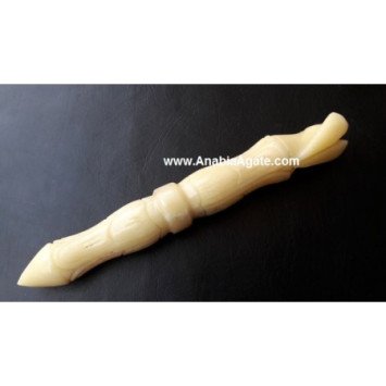 Yellow Aventurine Carved Angel Wand - Healing Crystal