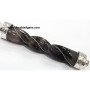 Amethyst Twisted Wire-Wrapped Healing Stick