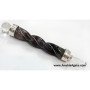 Amethyst Twisted Wire-Wrapped Healing Stick