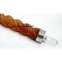 Orange Aventurine Wire Wrapped Twisted Healing Stick