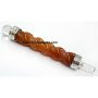 Orange Aventurine Wire Wrapped Twisted Healing Stick