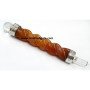 Orange Aventurine Wire Wrapped Twisted Healing Stick