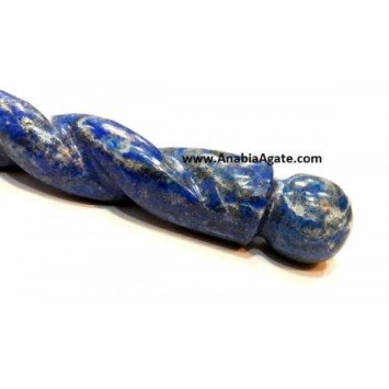 Lapis Lazuli Twisted Healing Stick - Enhance Your Well-being