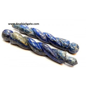 Lapis Lazuli Twisted Healing Stick - Enhance Your Well-being