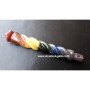 Chakra Bonded Twisted Wand - Energize Your Spiritual Journey
