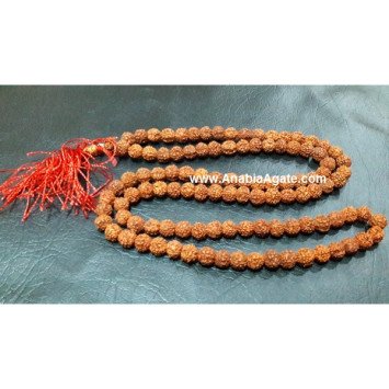 Rudraksha 108 Beads Jap Mala for Meditation | Spiritual Prayer Tool