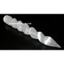 Selenite Twisted Massage Wand - 5 Inches - Crystal Healing Tool