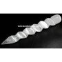 Selenite Twisted Massage Wand - 5 Inches - Crystal Healing Tool