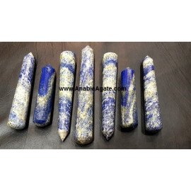 Lapis Lazuli 16 Facet Massage Wand - Natural Crystal Healing Tool