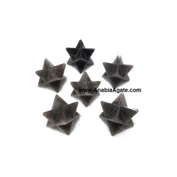 Blue Aventurine Merkaba Stars - Unique Crystal Decor for Spiritual Healing