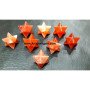 Red Carnelian Merkaba Stars - Shop Beautiful Crystal Healing Decor