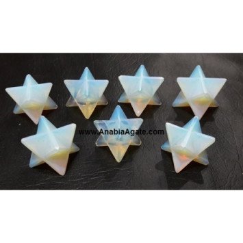 Opalite Merkaba Stars - Enhance Your Spiritual Practice