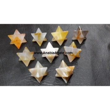 Navrang Agate Merkaba Stars
