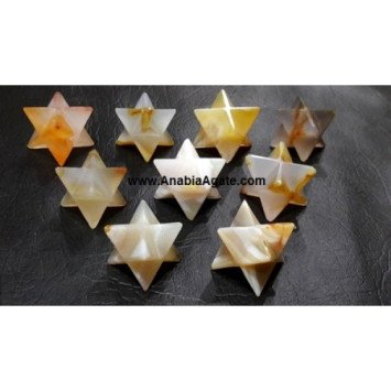 Navrang Agate Merkaba Stars