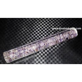 Wholesale Amethyst 6 Facet Orgone Stick - Healing Crystal for Energy Balancing and Meditation