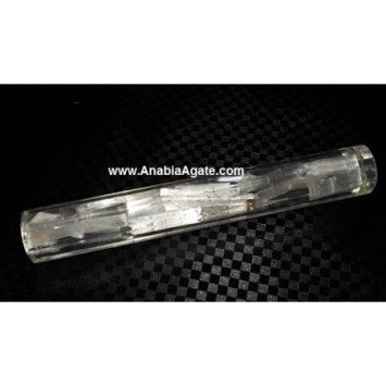 Selenite 6 Facet Orgone Stick - Healing Crystal Wand